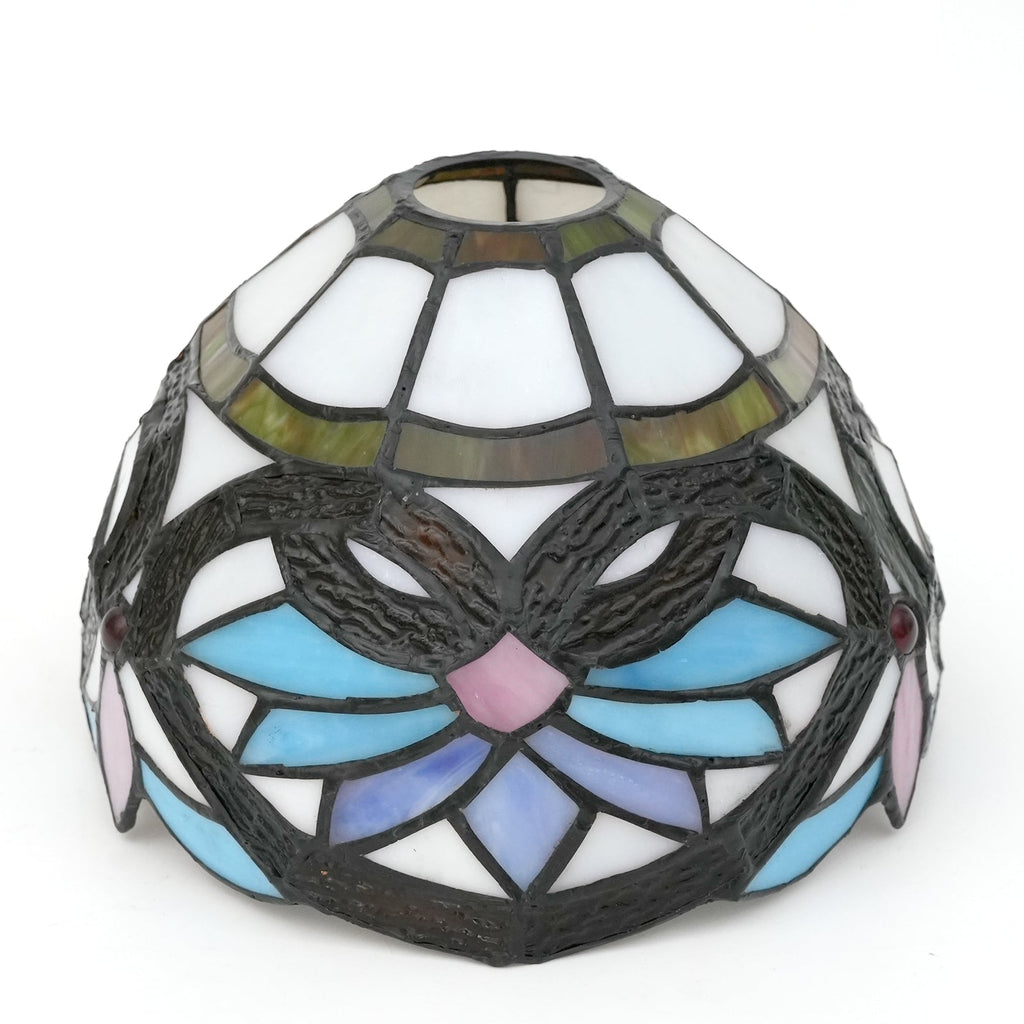 Multicolor Tiffany-Style Stained Glass Lampshade