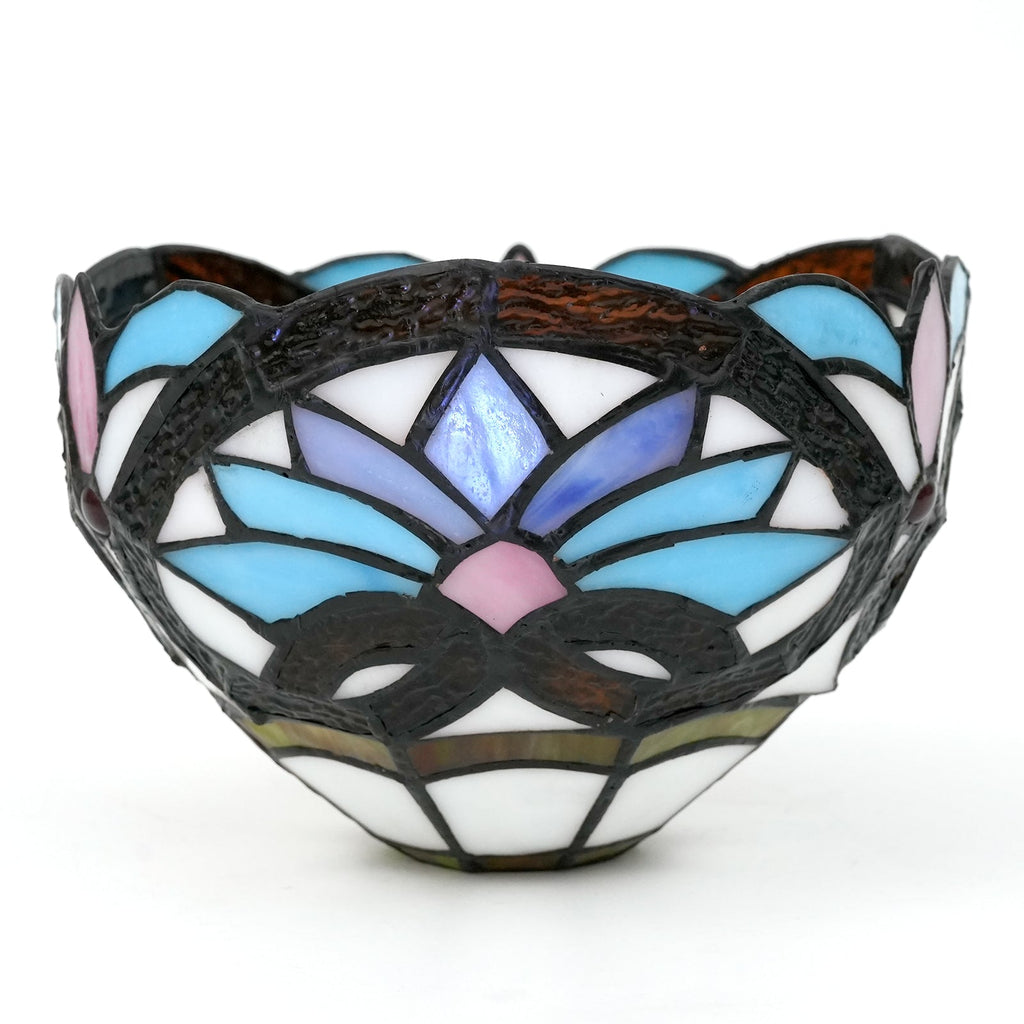 Multicolor Tiffany-Style Stained Glass Lampshade