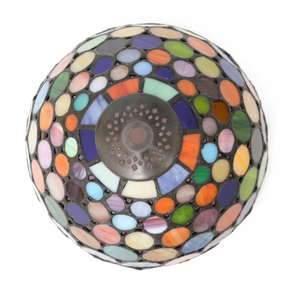 Vintage Circle Mosaic Tinted Glass Lampshade