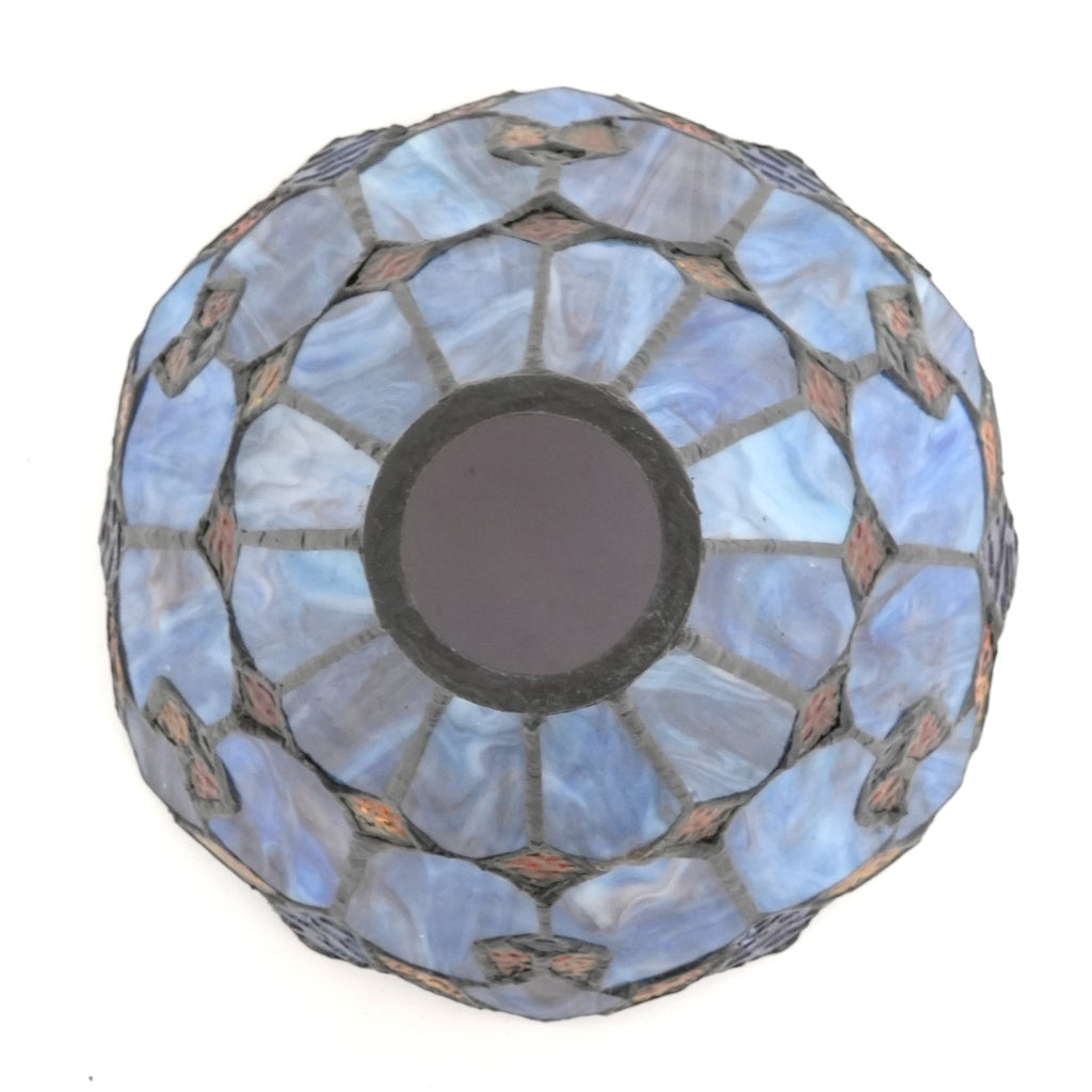 Geometric Tinted Glass Tiffany Lampshade