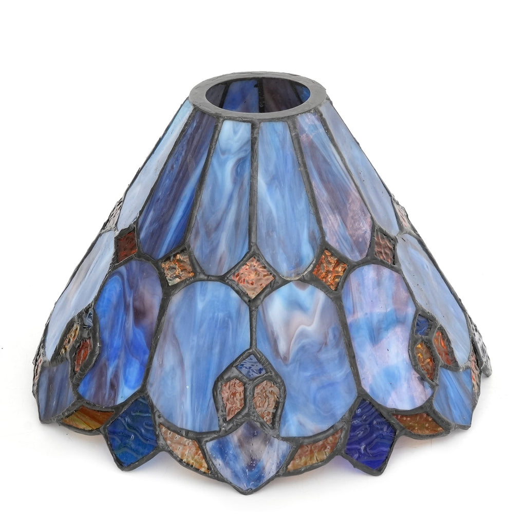 Geometric Tinted Glass Tiffany Lampshade