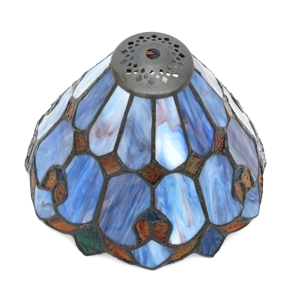 Geometric Tinted Glass Tiffany Lampshade