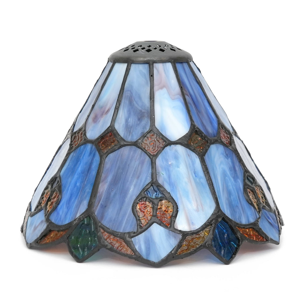 Geometric Tinted Glass Tiffany Lampshade