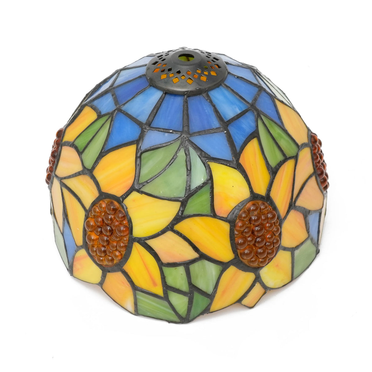 Sunflower Tiffany Style Tinted Glass Lampshade