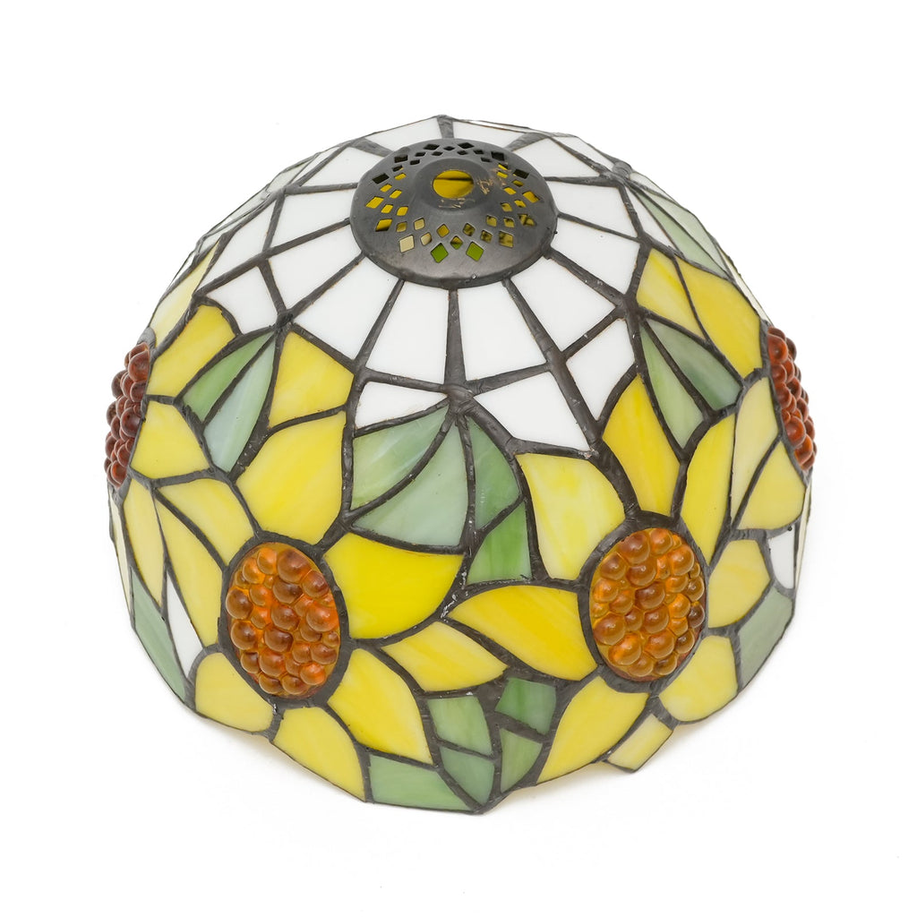 Tiffany Sunflower Pattern Tinted Glass Lampshade