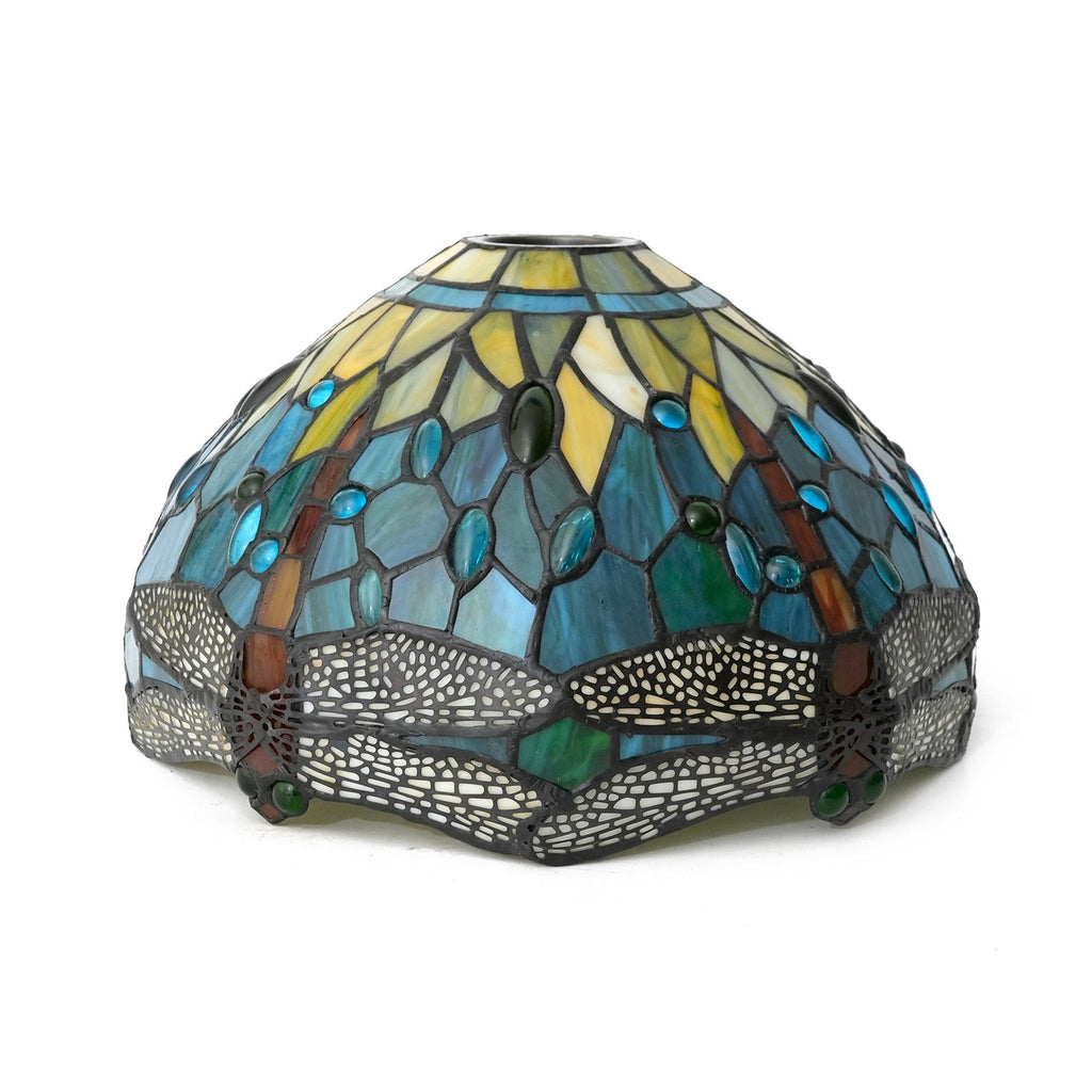 Tiffany Style Dragonfly Stained Glass Lampshade