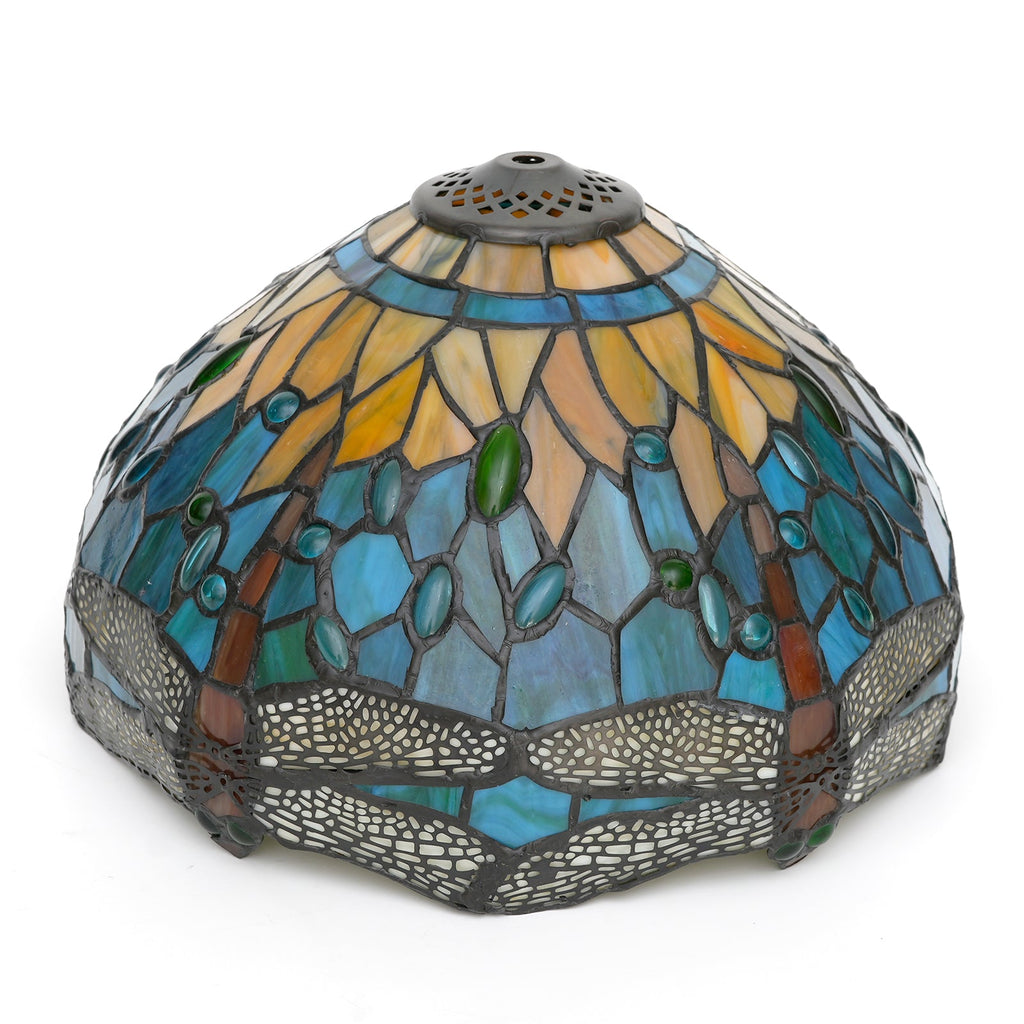 Tiffany Style Dragonfly Stained Glass Lampshade