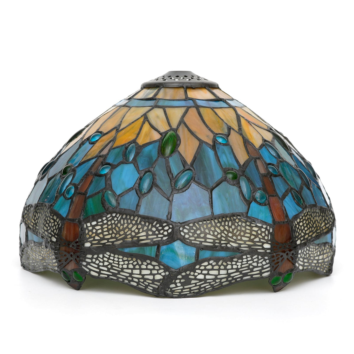 Tiffany Style Dragonfly Stained Glass Lampshade