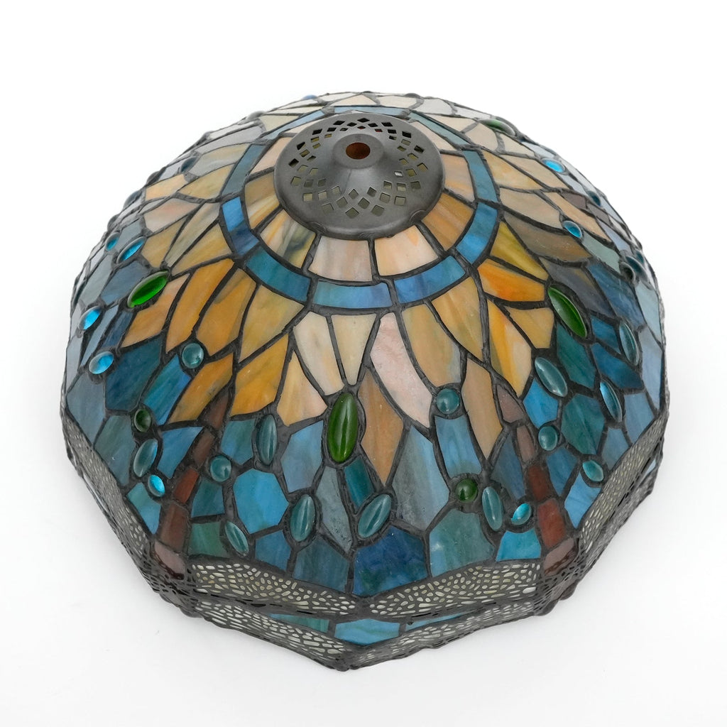 Tiffany Style Dragonfly Stained Glass Lampshade