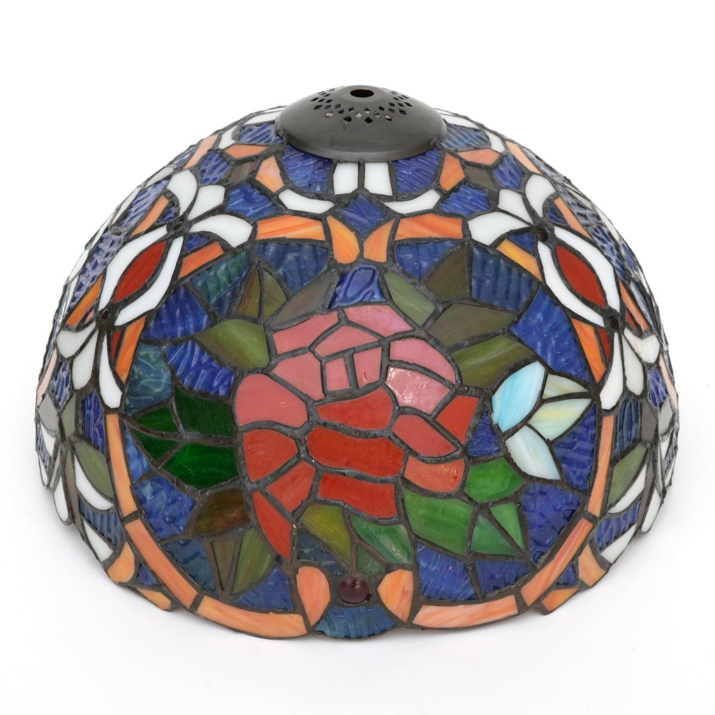 Pink Tiffany Style Stained Glass Lampshade