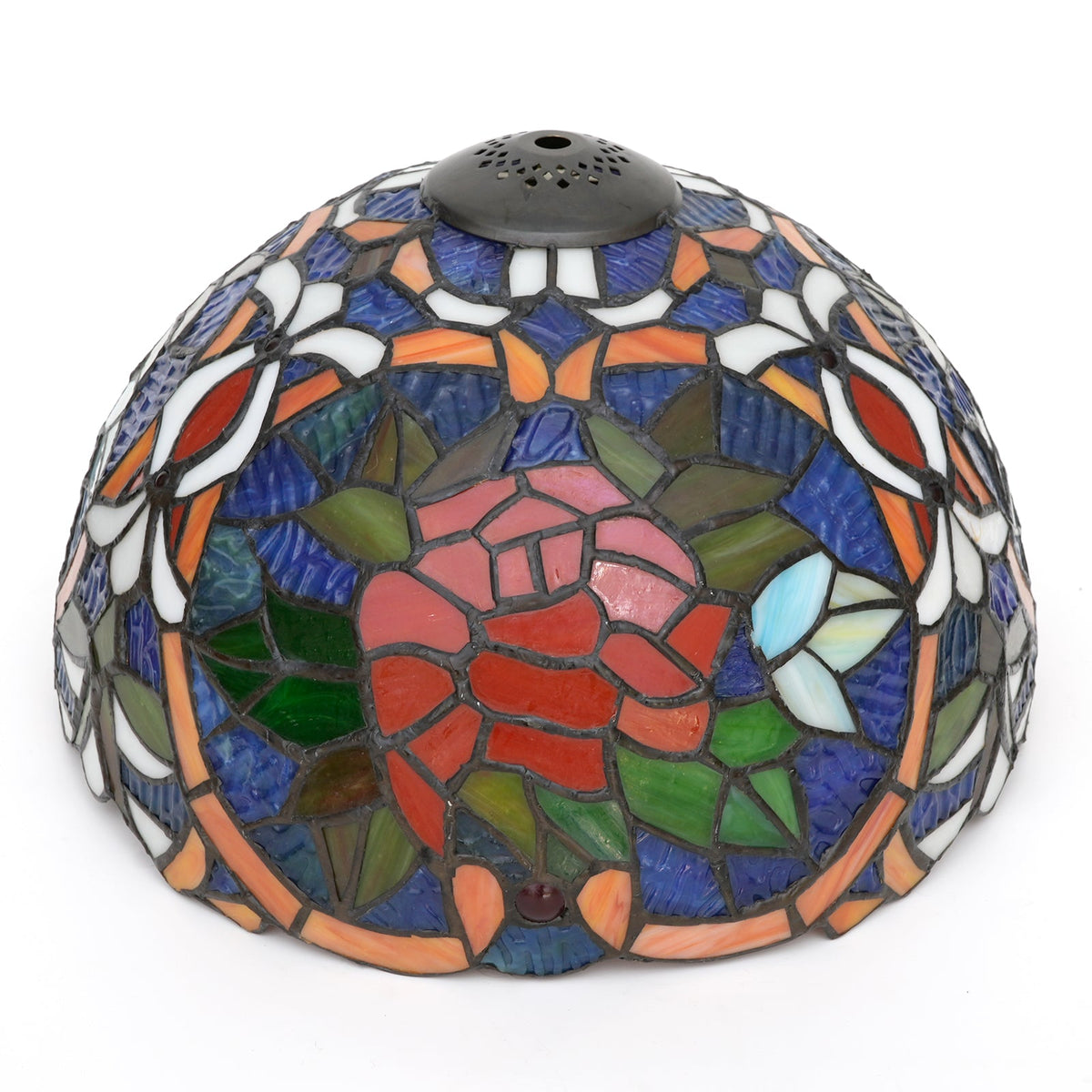 Pink Tiffany Style Stained Glass Lampshade
