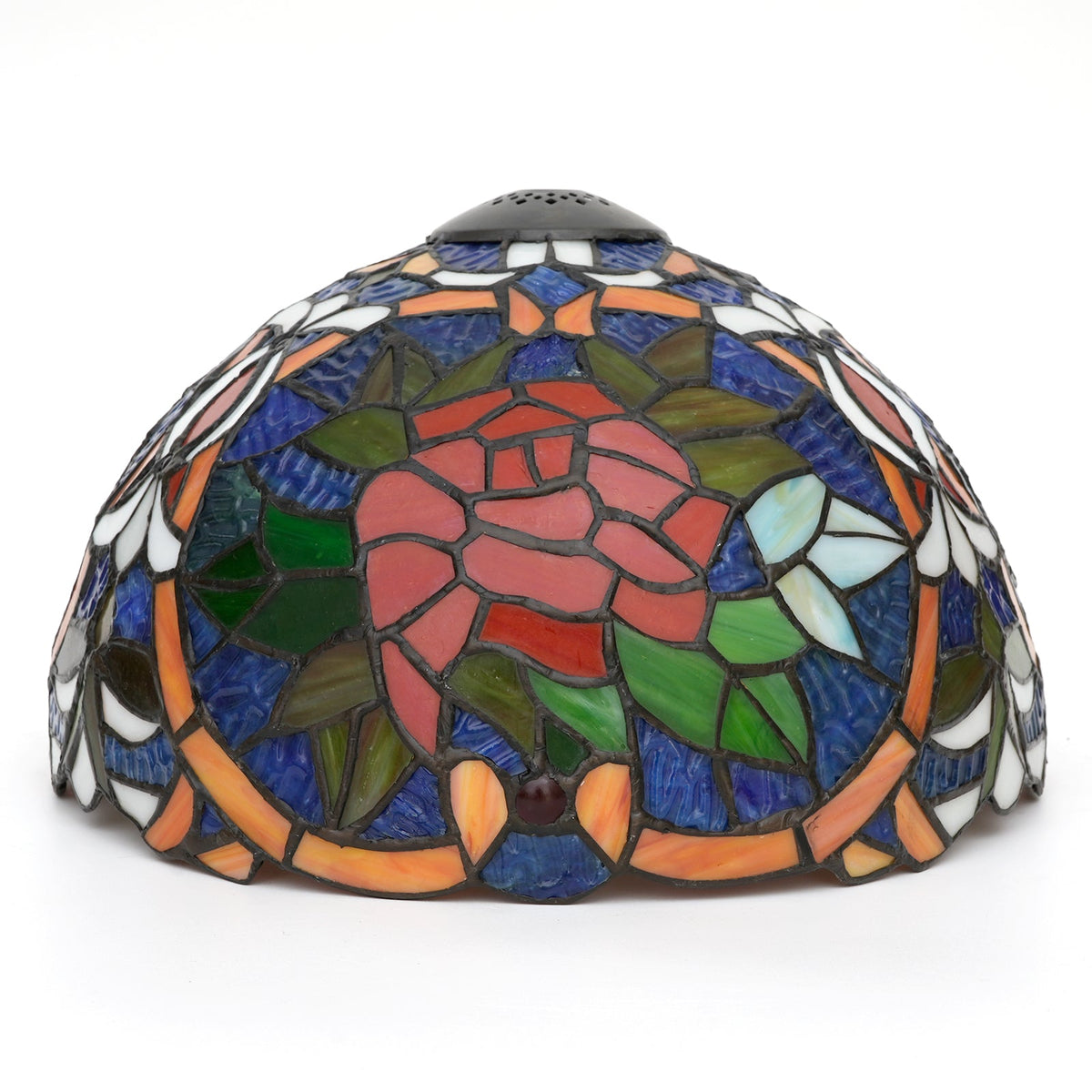Pink Tiffany Style Stained Glass Lampshade