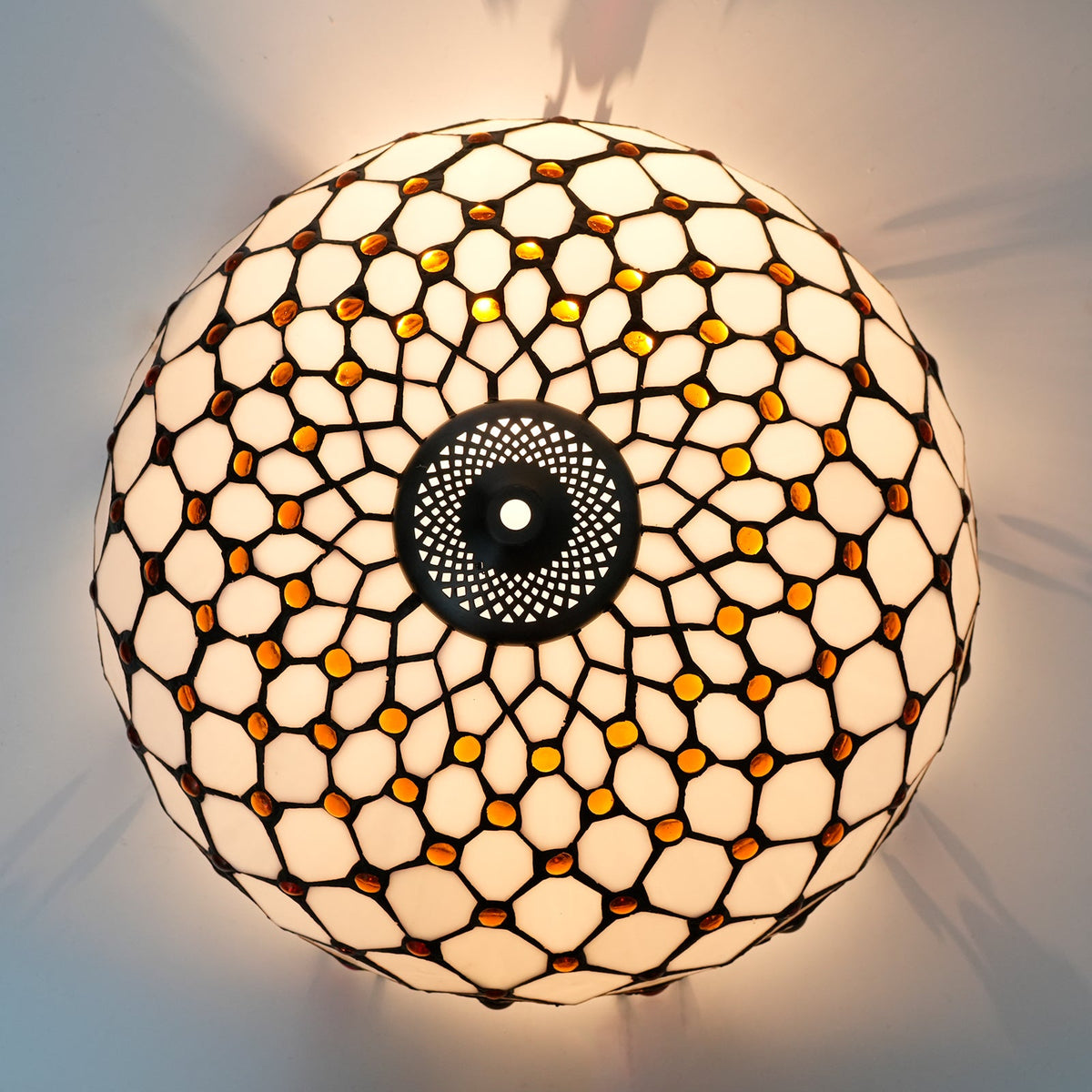 Tiffany-style Imperial Style Glass Lampshade