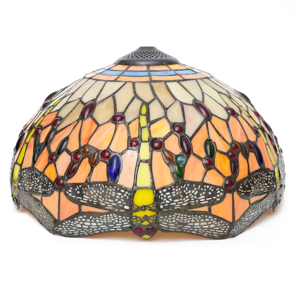 Tiffany Style Dragonfly Stained Glass Lampshade