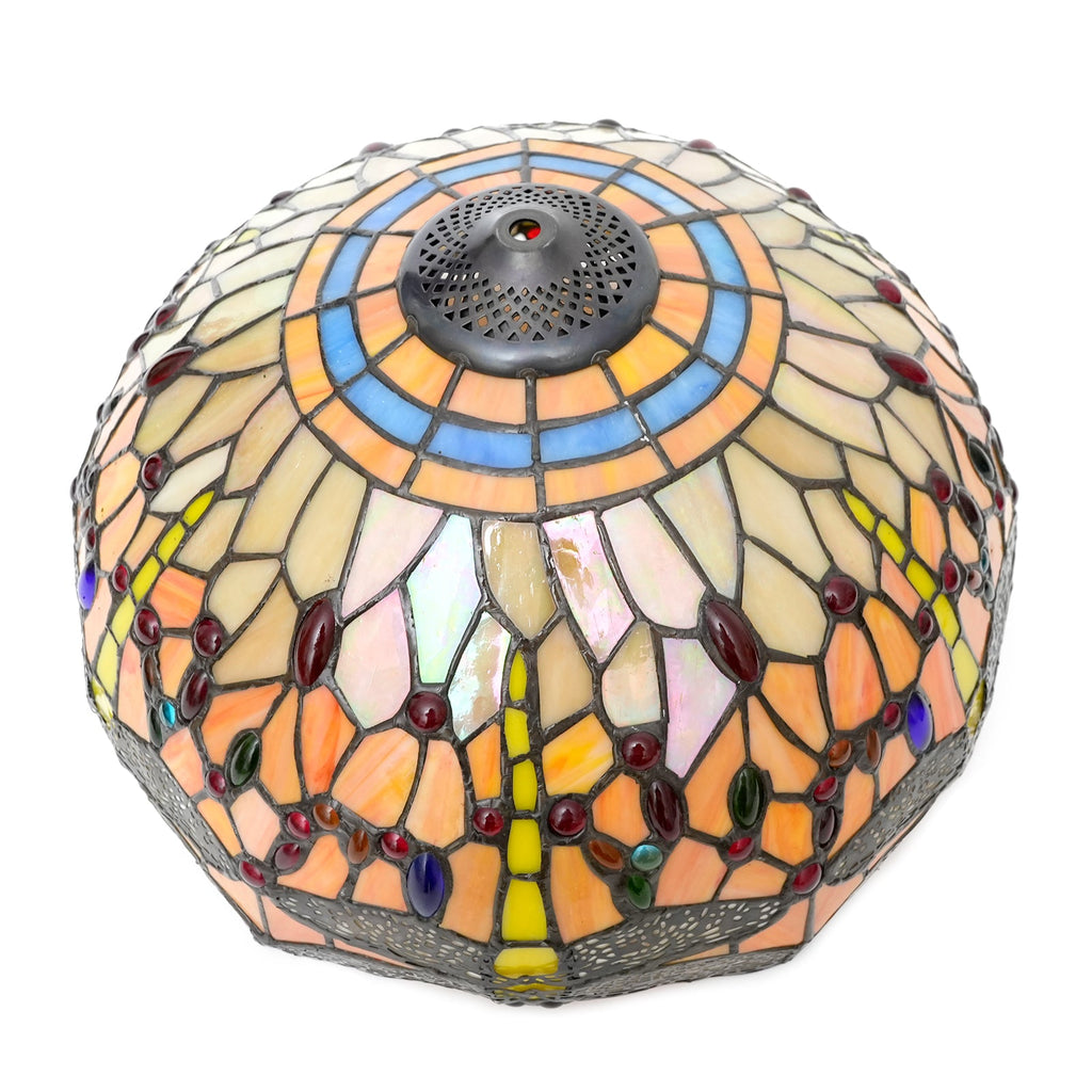Tiffany Style Dragonfly Stained Glass Lampshade