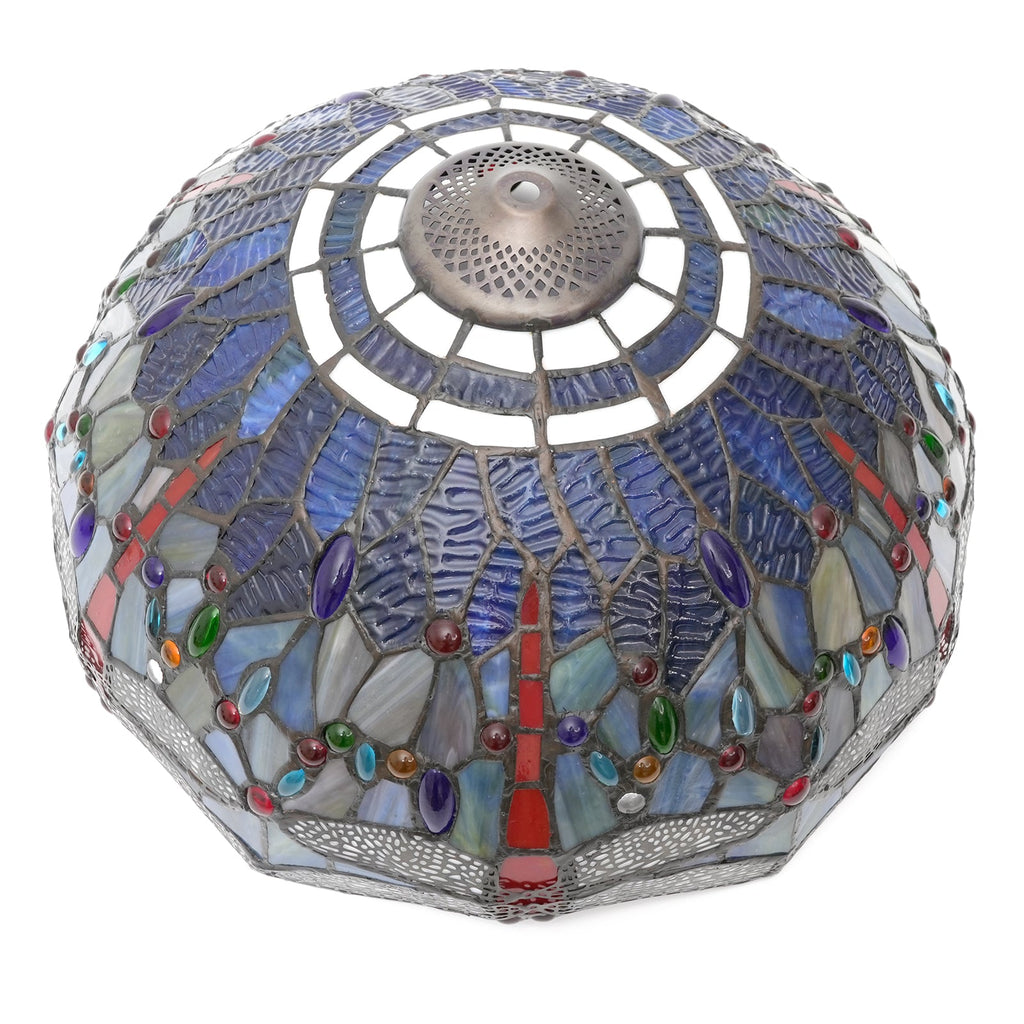 Tiffany Style Dragonfly Stained Glass Lampshade