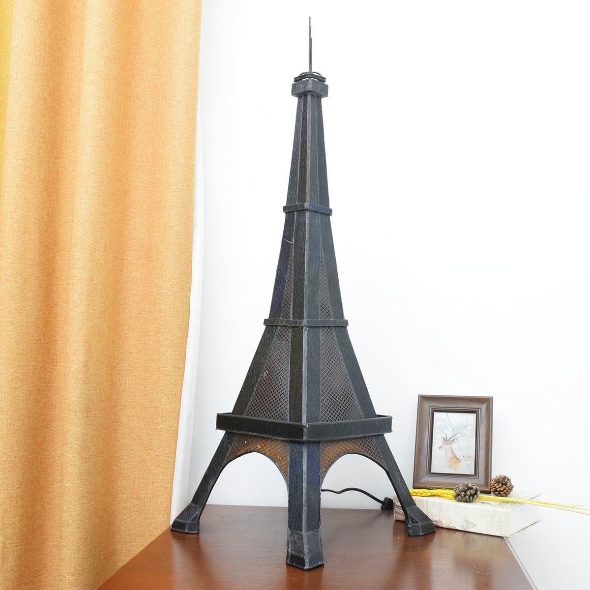 Eiffel Tower Lamp, 90cm, Tiffany Style