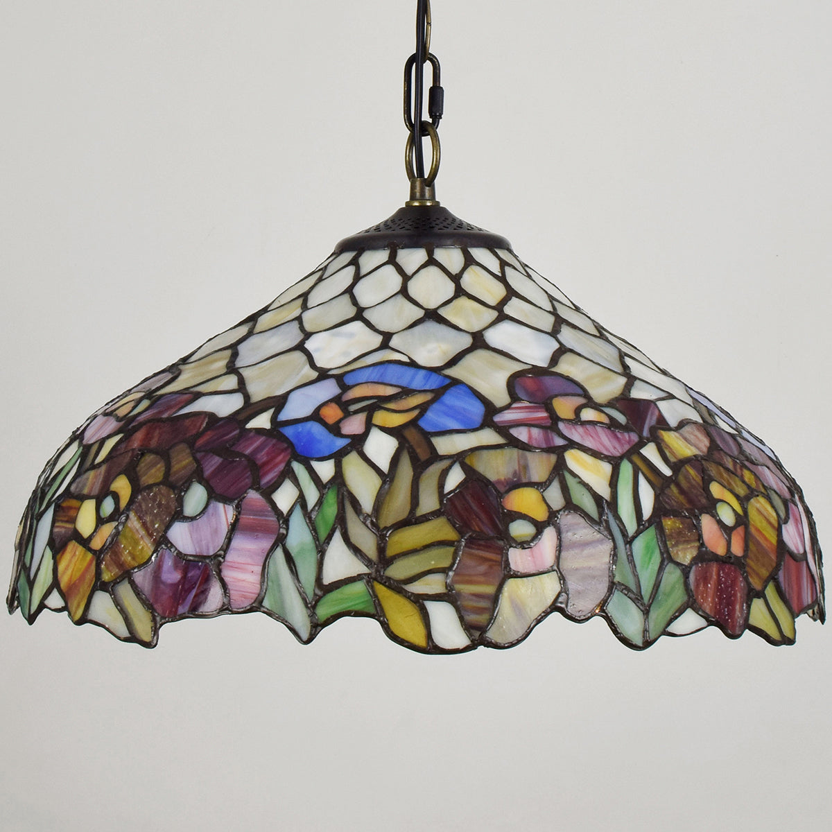 Tiffany Floral Stained Glass Hanging Decoration