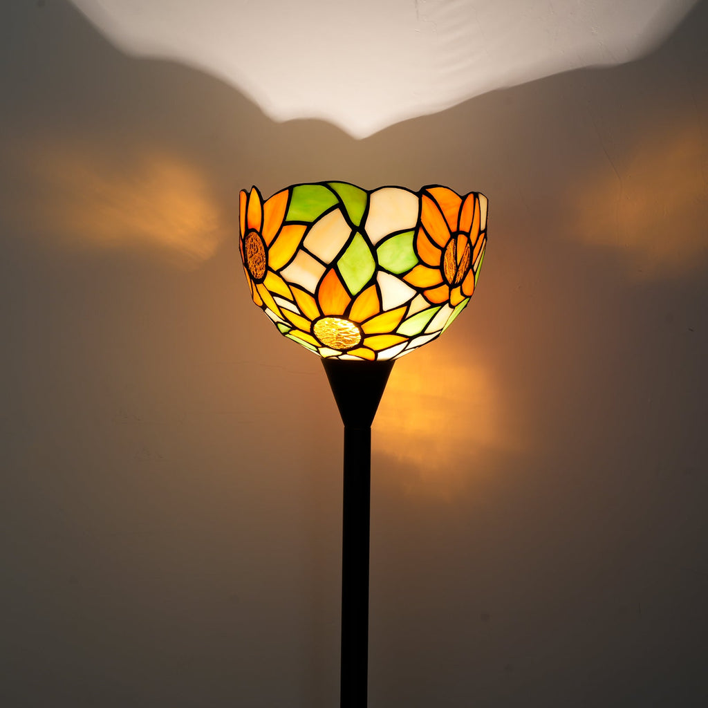 Tiffany Style Sunflower Floor Lamp