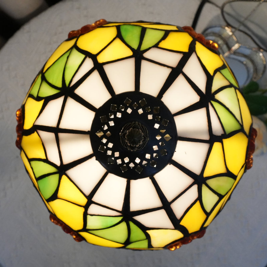 Sunflower Stained Glass Tiffany Table Lamp