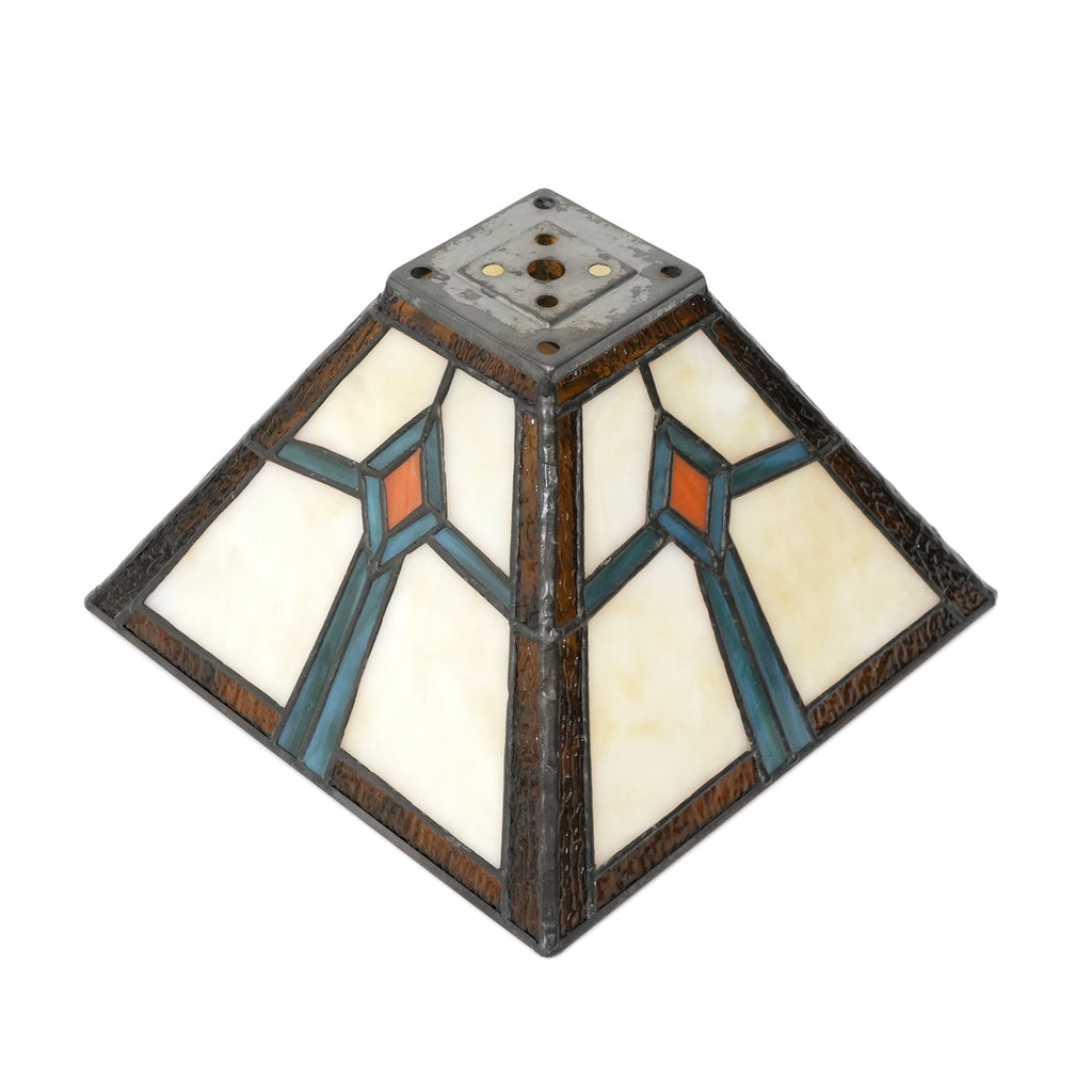Geometric Tiffany Style Tinted Glass Lampshade