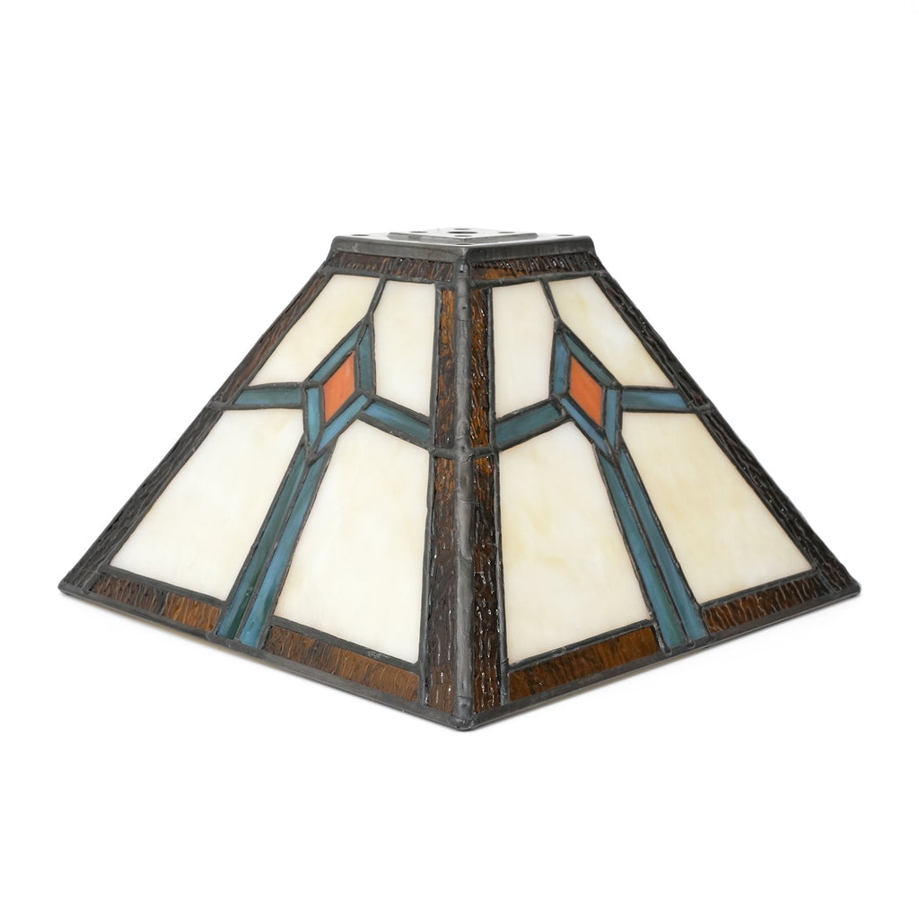 Geometric Tiffany Style Tinted Glass Lampshade