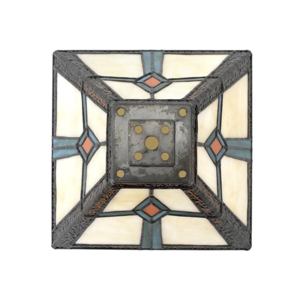 Geometric Tiffany Style Tinted Glass Lampshade