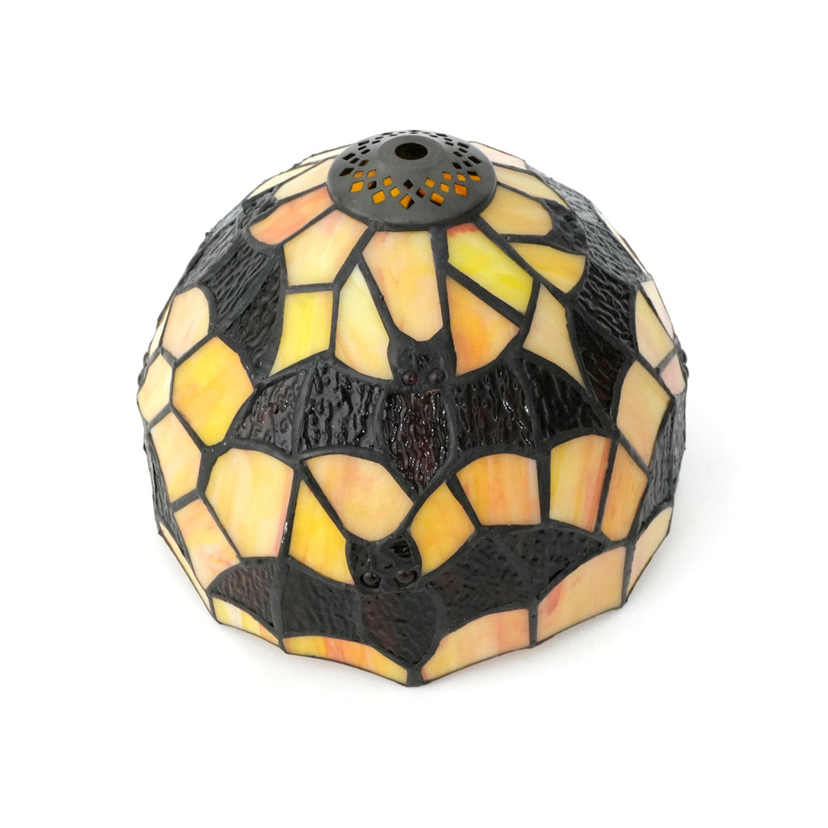 Tiffany Bats Amber Glass Lampshade