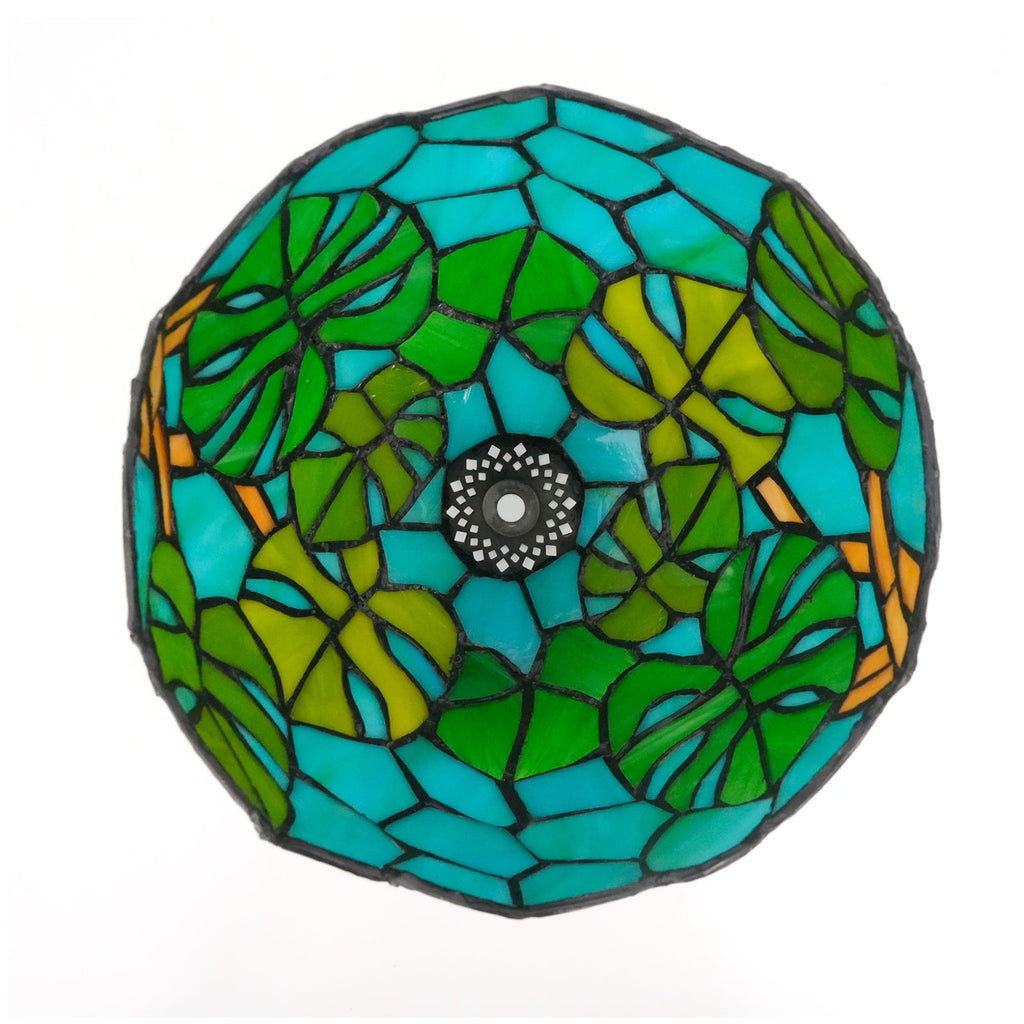 Tiffany Style Palm Tree Stained Glass Lampshade
