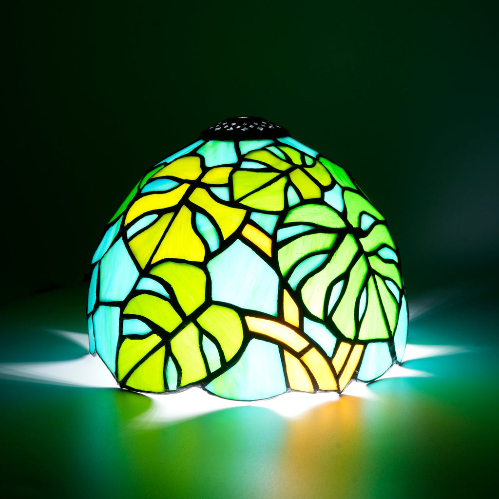 Tiffany Style Palm Tree Stained Glass Lampshade