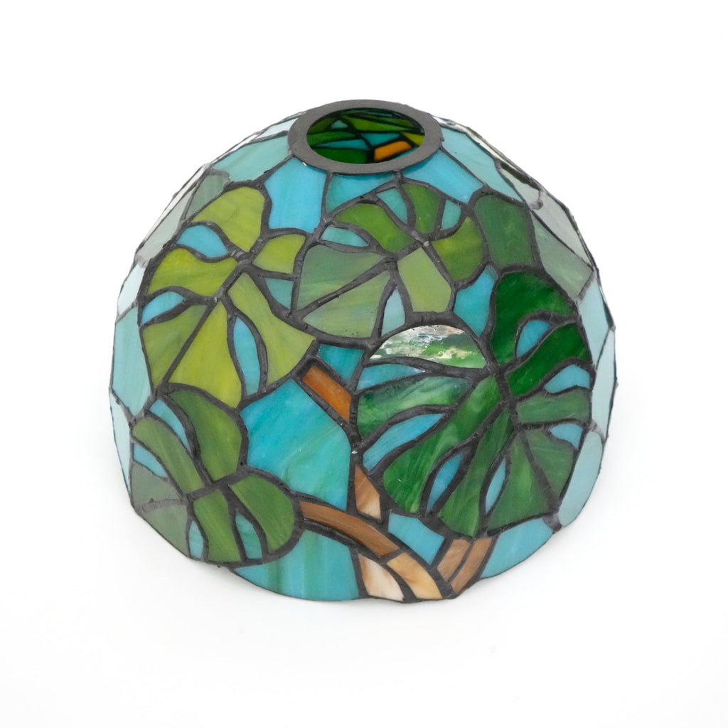 Tiffany Style Palm Tree Stained Glass Lampshade