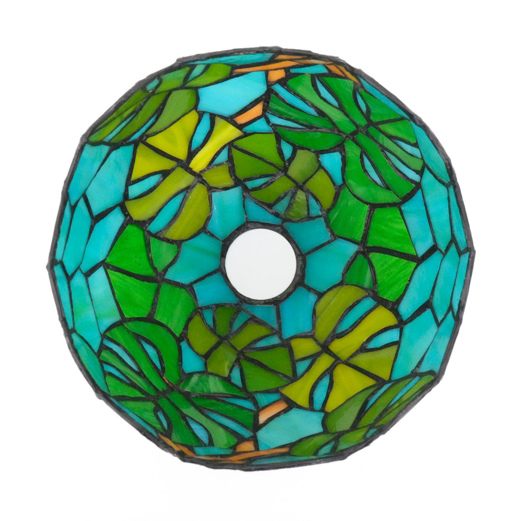 Tiffany Style Palm Tree Stained Glass Lampshade