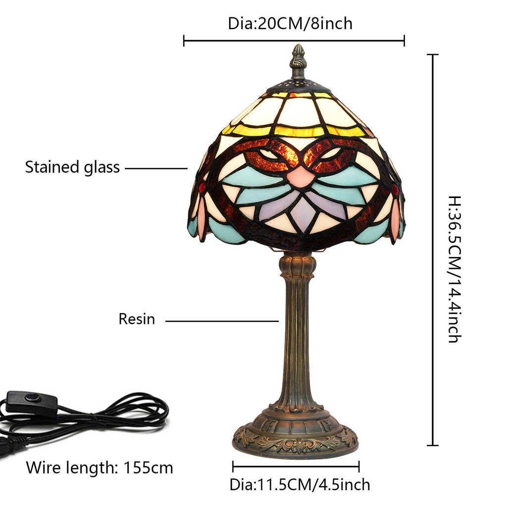 Tiffany Lamp in Stained Glass