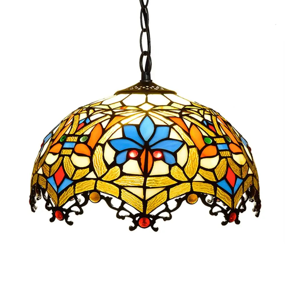 30CM Classic European Creativity Tiffany's Stained Glass Dining Room Bedroom Balcony Hallway Hanging