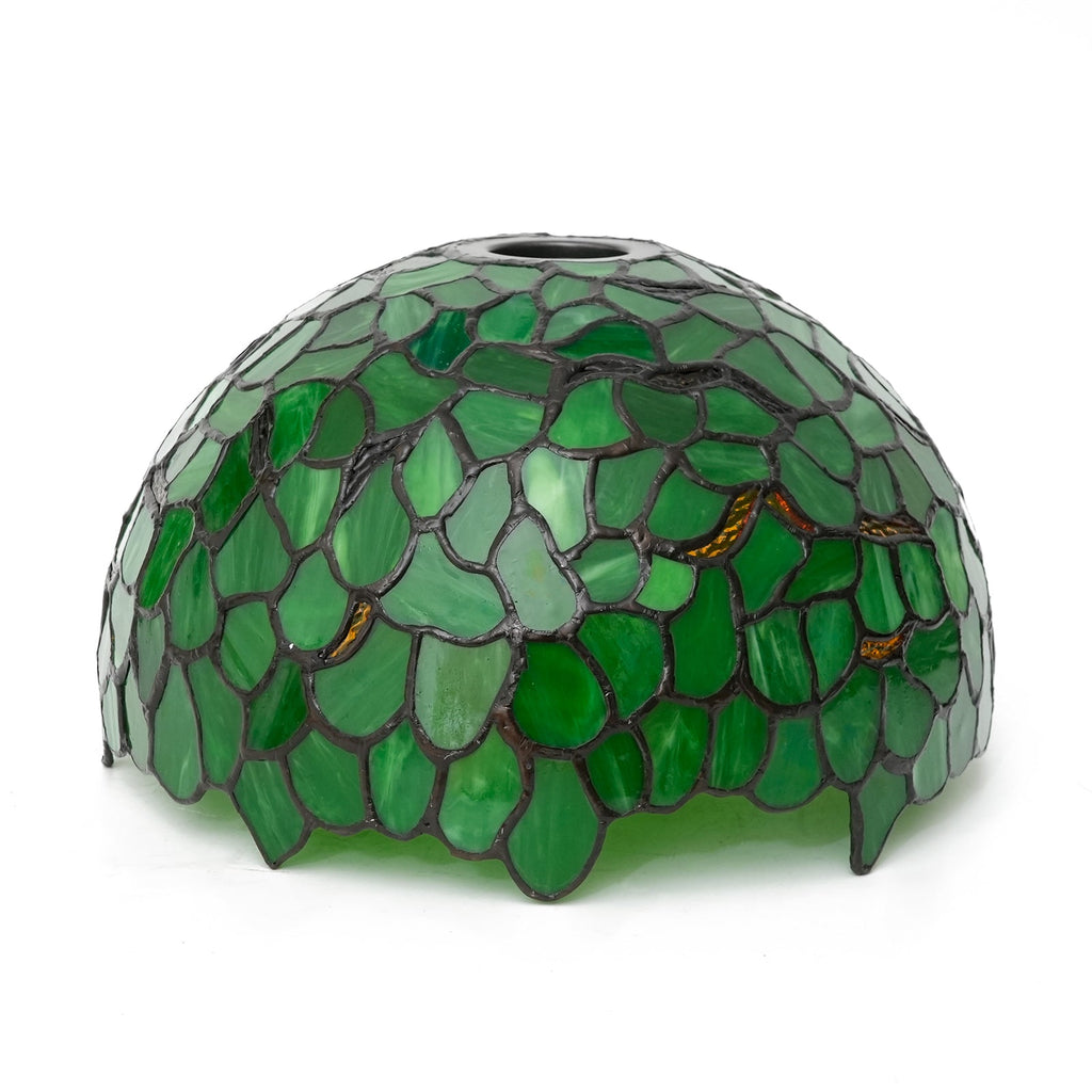 Green Mosaic Tiffany Style Glass Lampshade