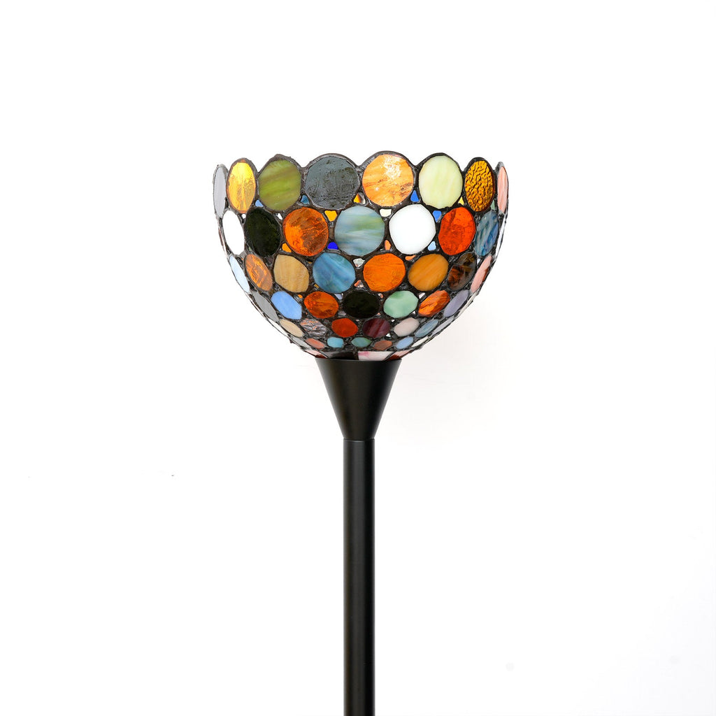 Mosaic Floor Lamp with Multicolored Dots
