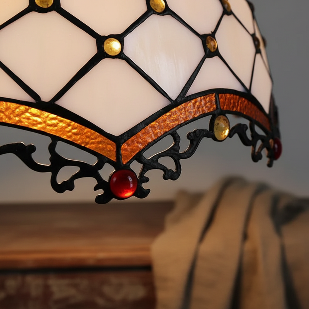 Tiffany-style Imperial Style Glass Lampshade