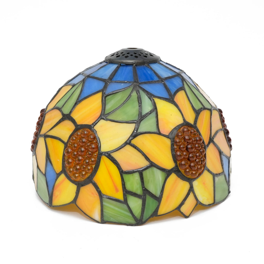 Sunflower Tiffany Style Tinted Glass Lampshade