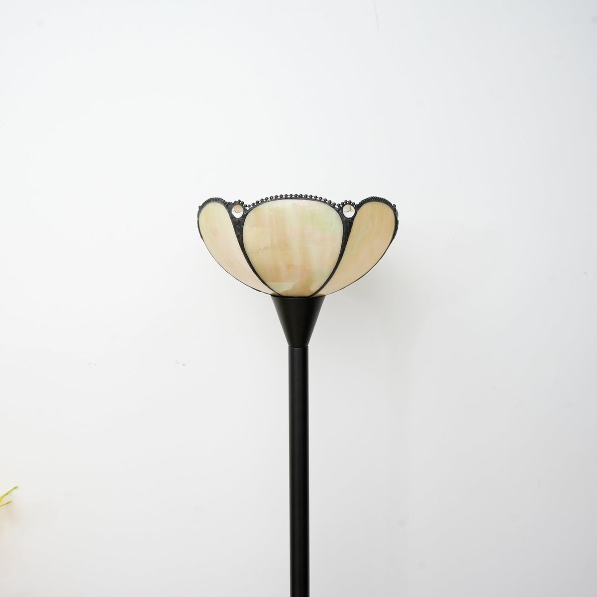 Tiffany Style Floor Lamp in Opalescent Glass