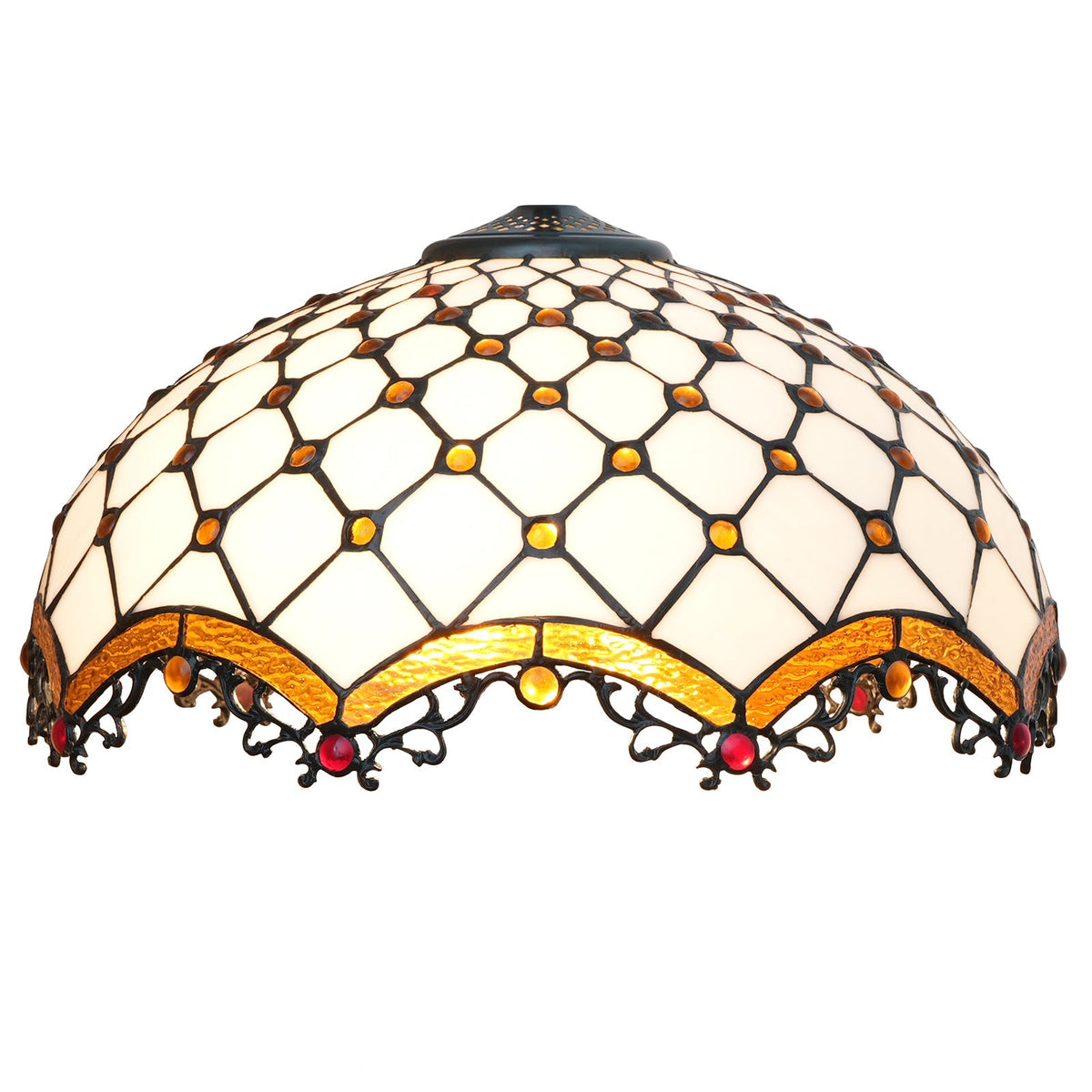 Tiffany-style Imperial Style Glass Lampshade