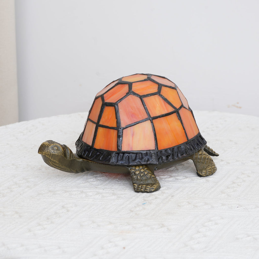 Tiffany Style Stained Glass Turtle Night Light