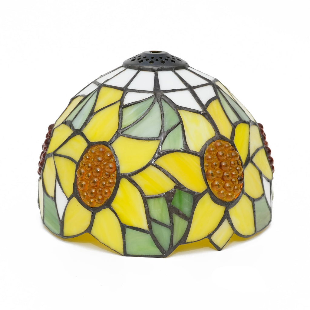 Tiffany Sunflower Pattern Tinted Glass Lampshade